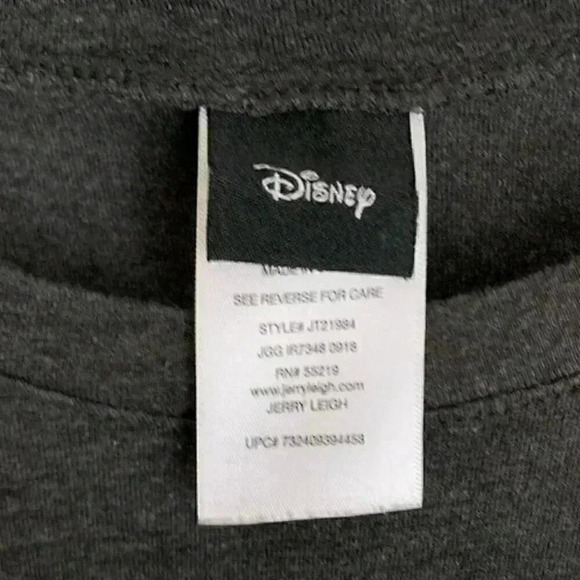Disney Women's Tee Shirt Size Small Minnie Mouse Gray Shirt T-Shirt - Picture 3 of 5